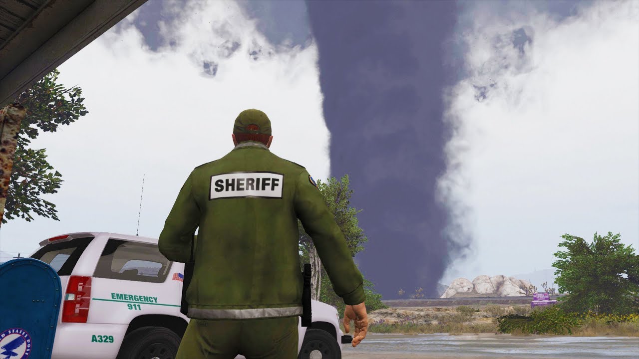 LSPDFR - Day 955 - Hurricane Hits Sandy Shores