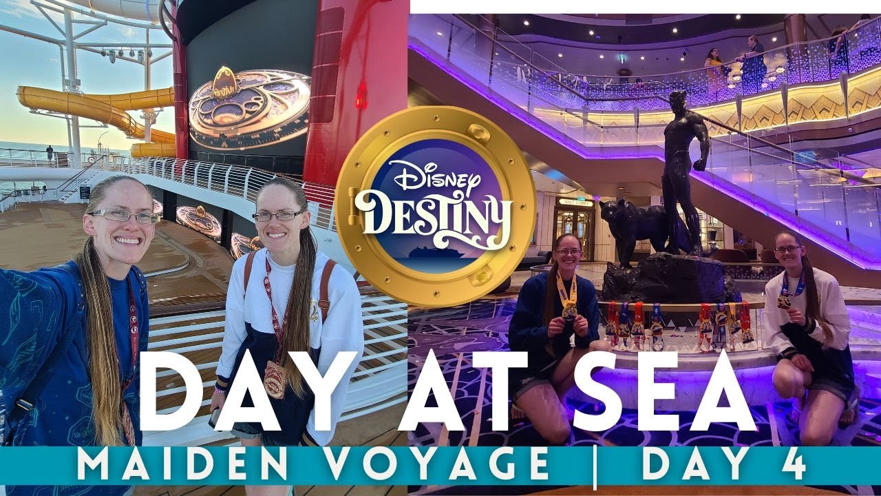 DISNEY DESTINY Day 4: DAY AT SEA | MAIDEN VOYAGE | 4 NIGHT 2025