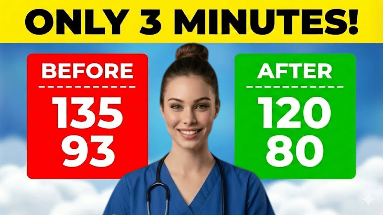 Lower Your Blood Pressure INSTANTLY: 4 Doctor-Approved Methods That Work in Minutes!  |Senior Health