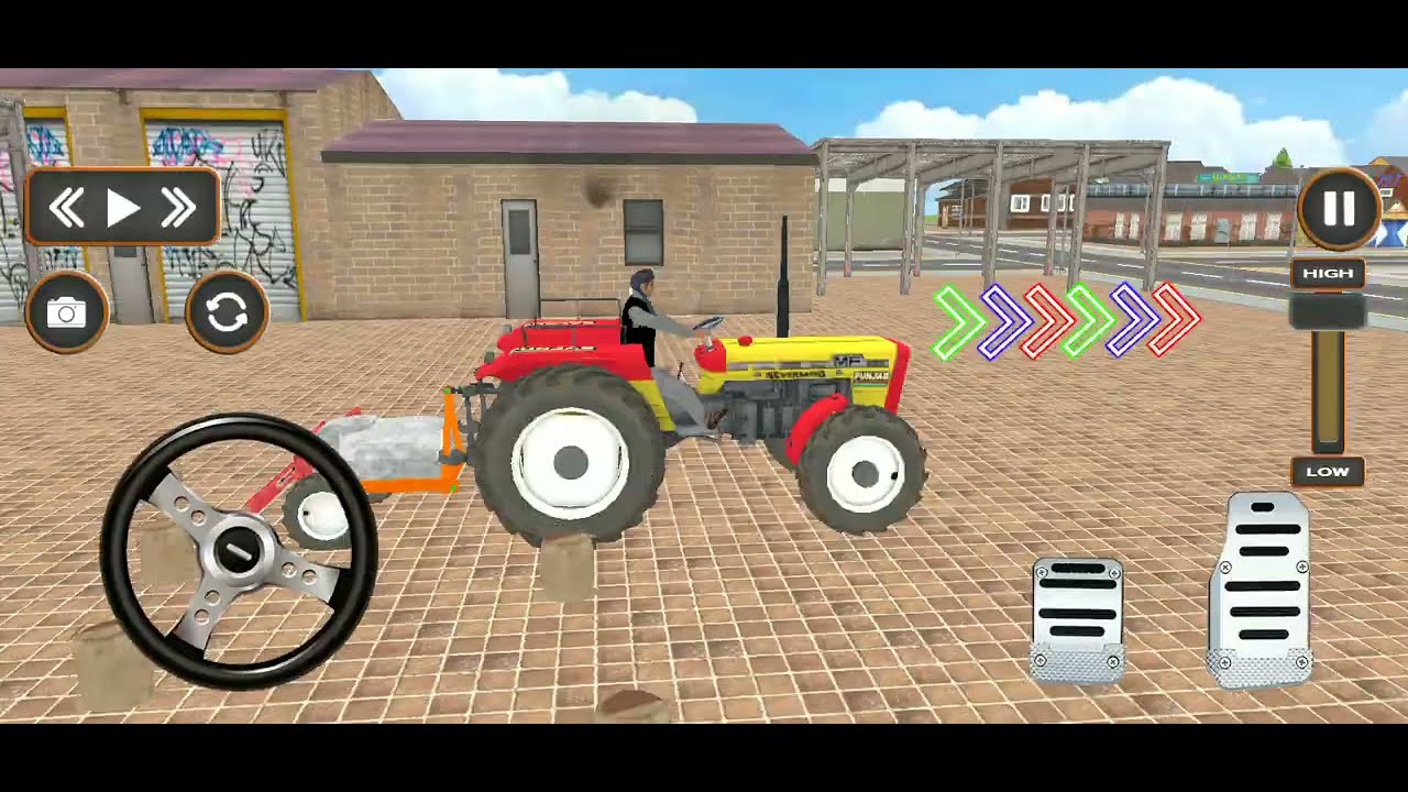 Tractor 🚜 3d simulator mobile game|Tractor farming simulator game