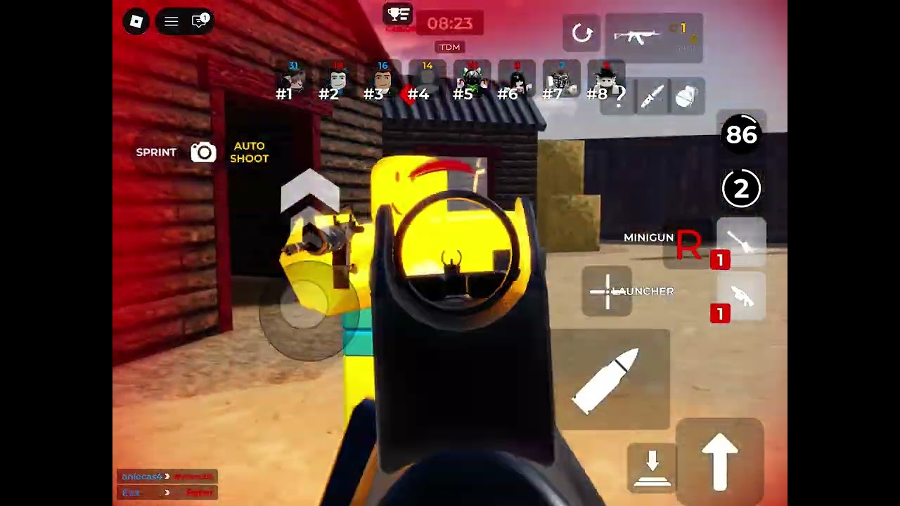 Playing gunfight arena with @Easton23154 