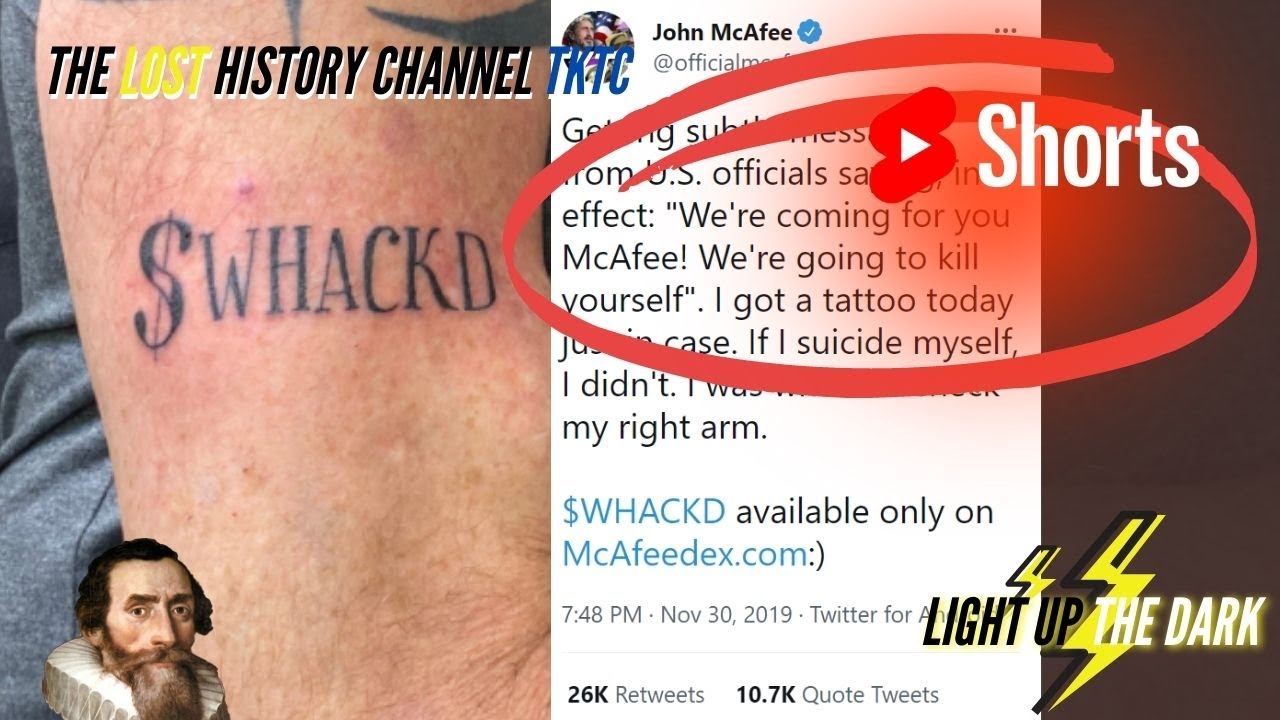 John McAfee was ($WHACKD) 