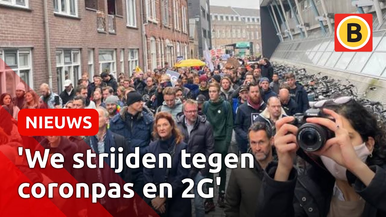 Grote demonstratie in Breda tegen coronamaatregelen | Omroep Brabant