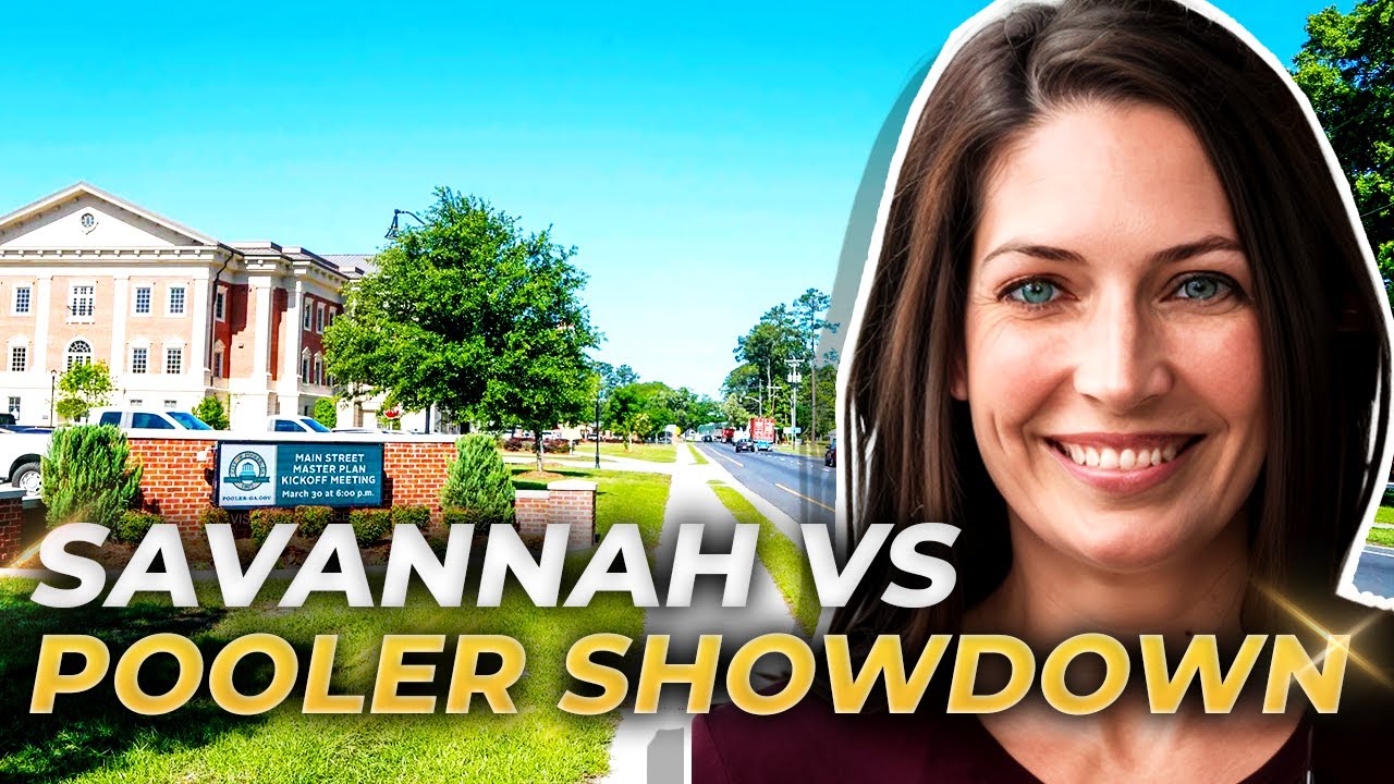 SAVANNAH Georgia vs POOLER Georgia: Which Is The Best Fit For You? | City Life vs Suburban Comfort