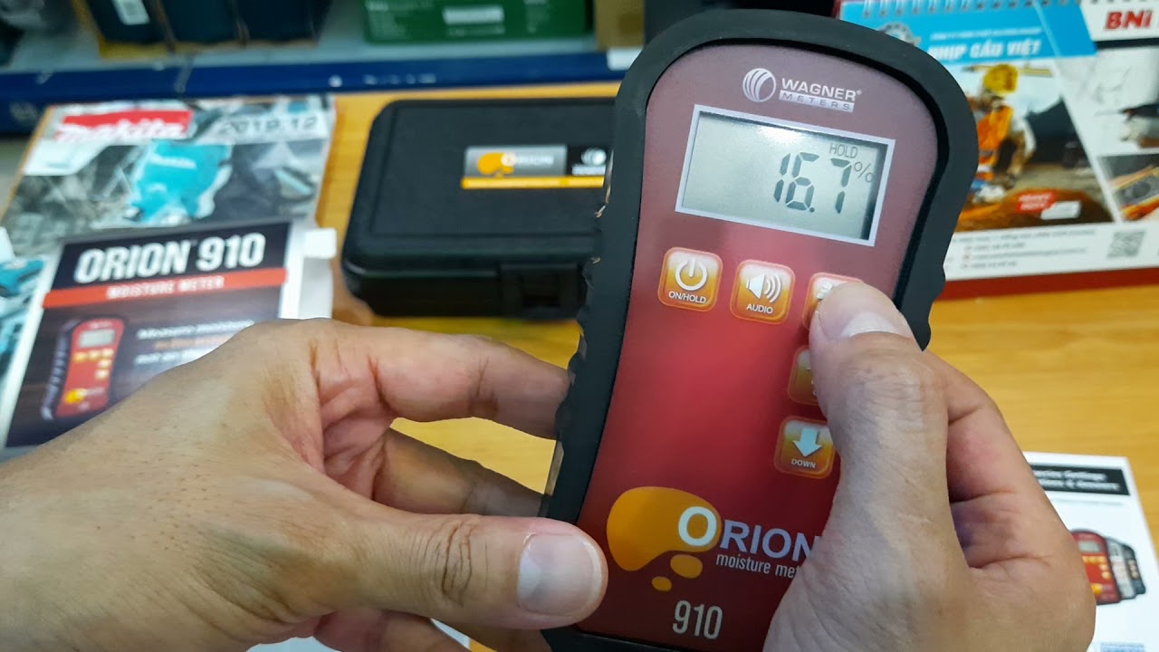 M&aacute;y đo độ ẩm gỗ Wagner ORION 910.