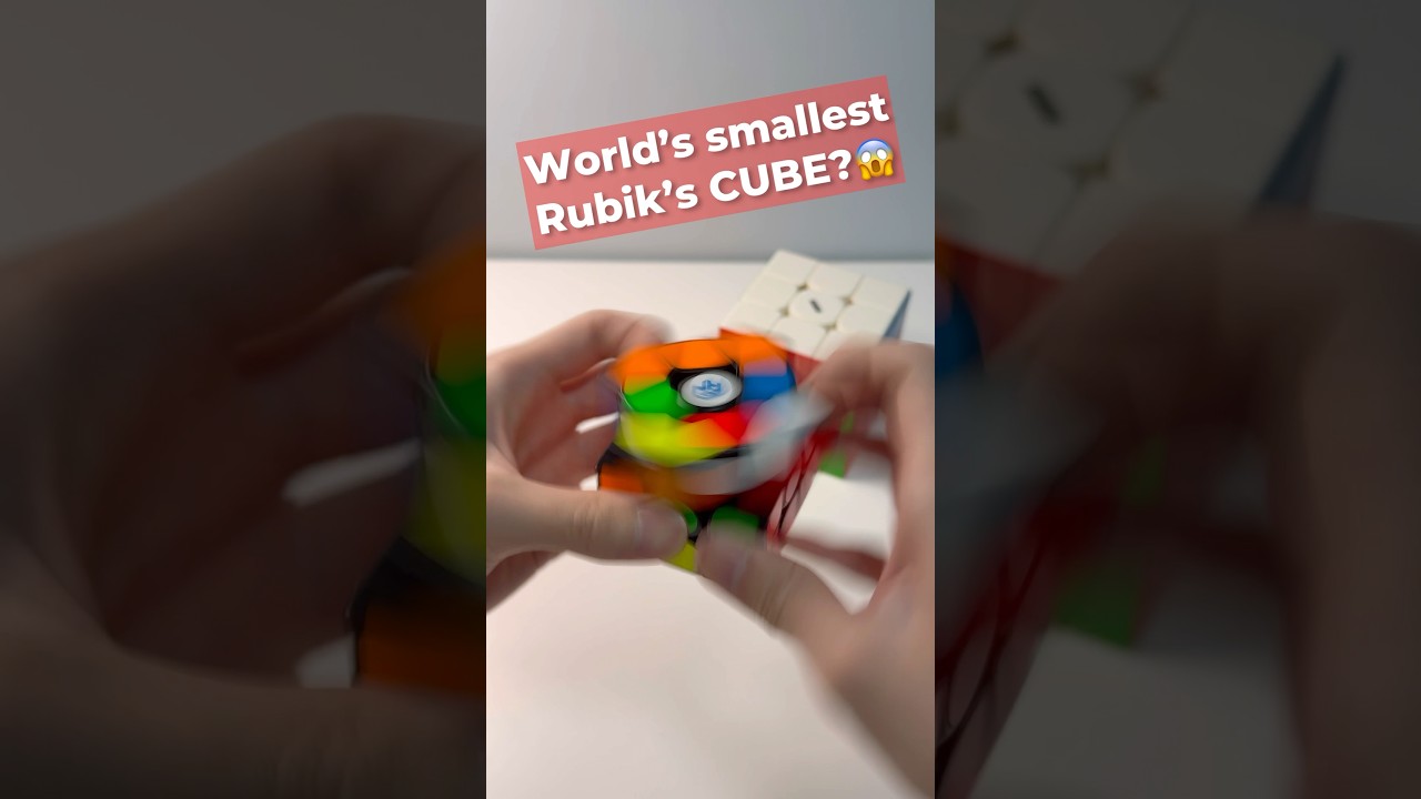 World&rsquo;s smallest Rubik&rsquo;s Cube?? 😱 #shorts
