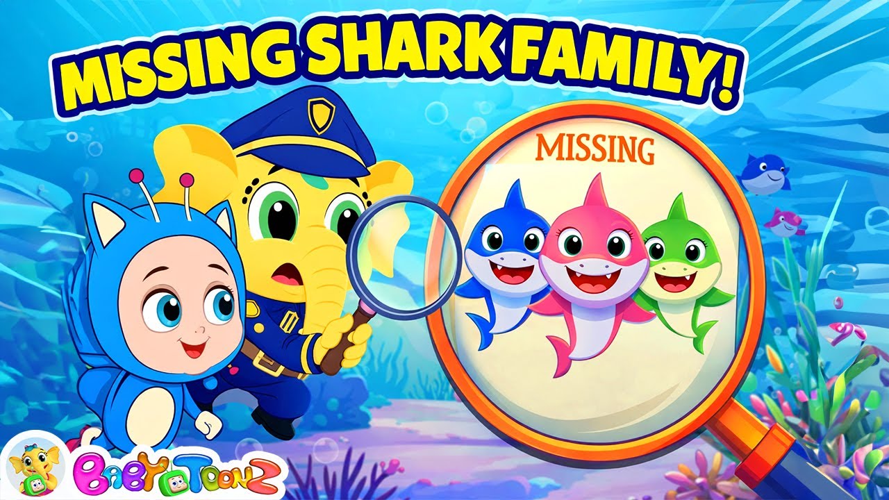 Sonic Shark Rescue 🦈 | Safety Songs & Nursery Rhymes for Kids | Baby Toonz 2026