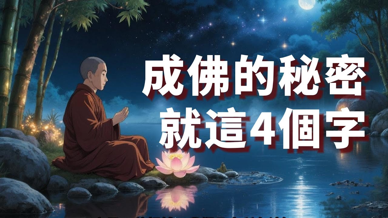 成佛的秘密就這4個字！《法華經》揭示：你體內藏著與佛無二的力量，普通人也能喚醒！#法華經 #佛教 #人生智慧 #修行 #開悟 #成佛 #潛能開發 #心靈成長 @如是心禪