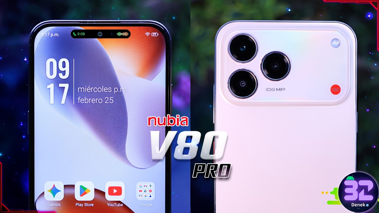 Nubia V80 Pro Review Español | Diseño iPhone PERO ¿Vale la Pena?