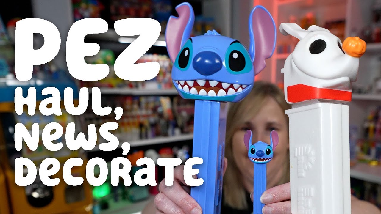 PEZ Haul Unboxing & Display Decorating & New Release News & Giveaway!