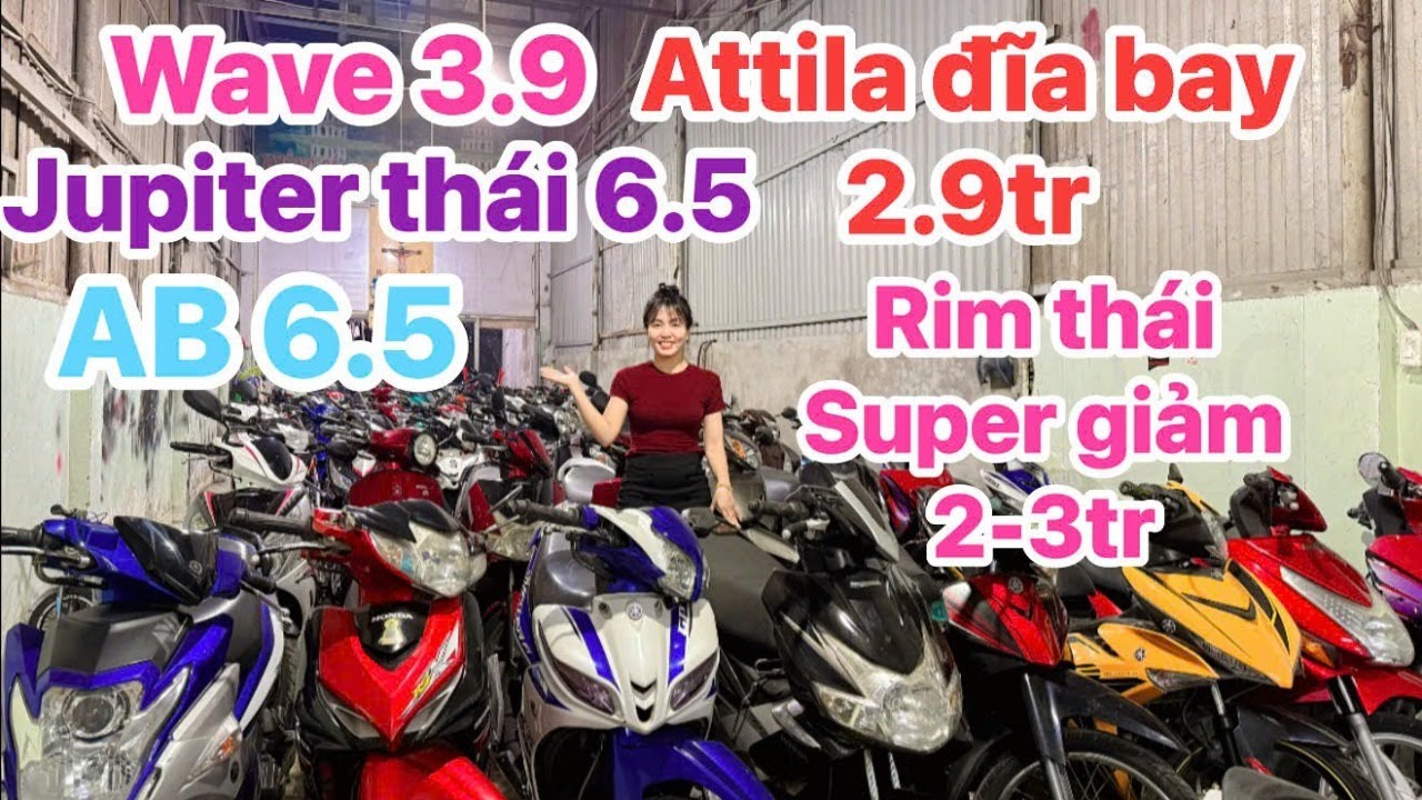 30/1 Xả nghỉ tết 2.5-2.9 có xe, wave 3.9, Jupiter thái 6.5,Novo4 đẹp 5.5,Sirus 6.9 tại Anh Quân