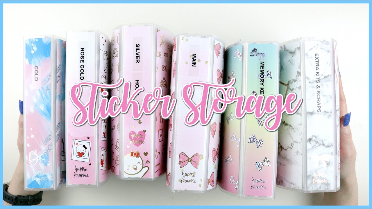 2020 Sticker Organization & Storage // New & Updated!