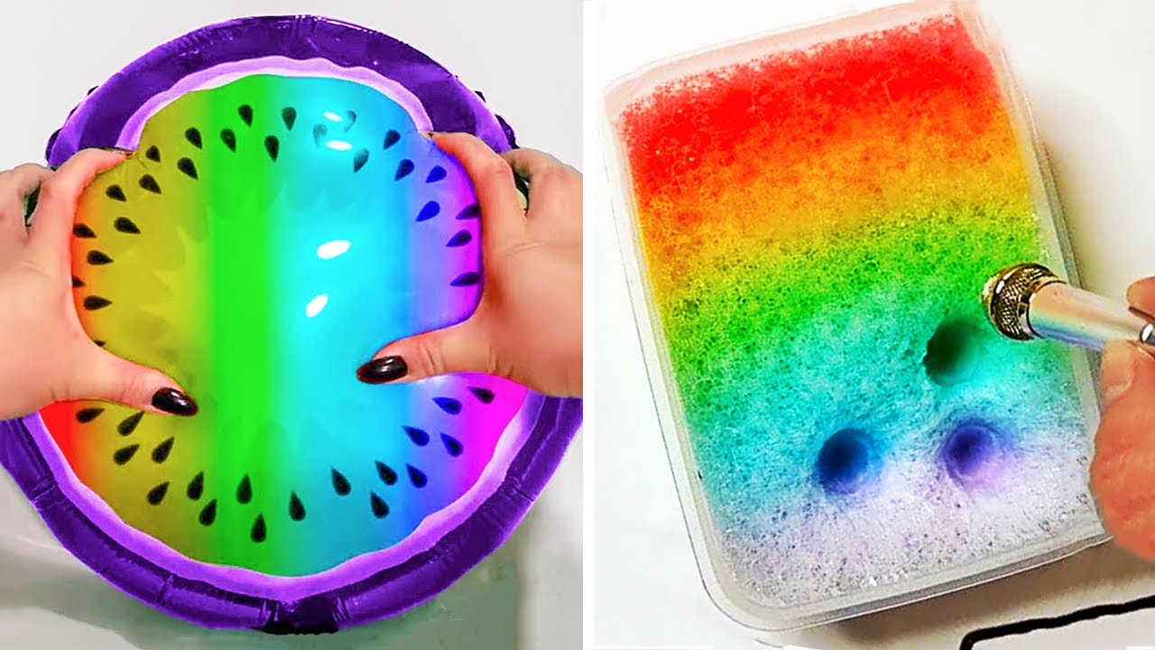 Satisfying Slime ASMR | Relaksujące filmy szlamowe # 1357