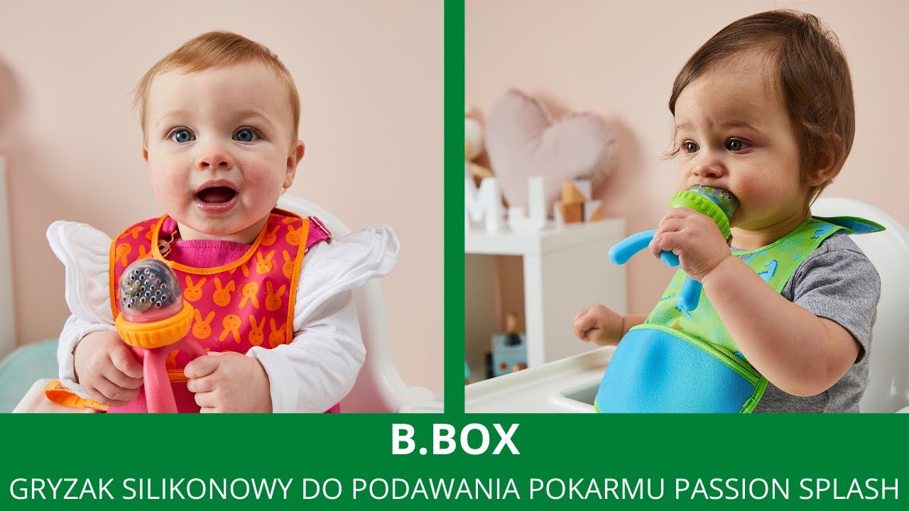 Gryzak silikonowy do podawania pokarmu Passion Splash b.box