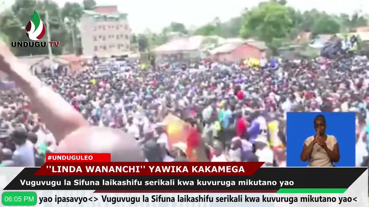 Vuguvugu la Sifuna laikashifu serikali kwa kuvuruga mikutano yao