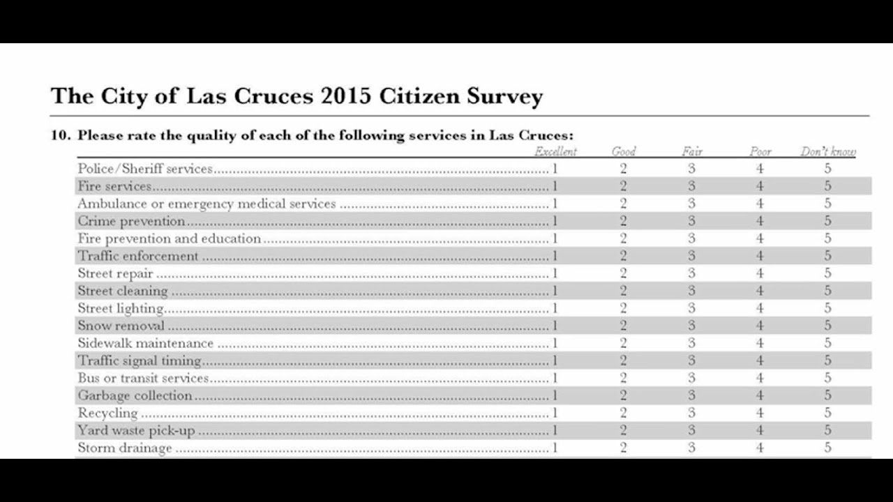 Citizen Survey