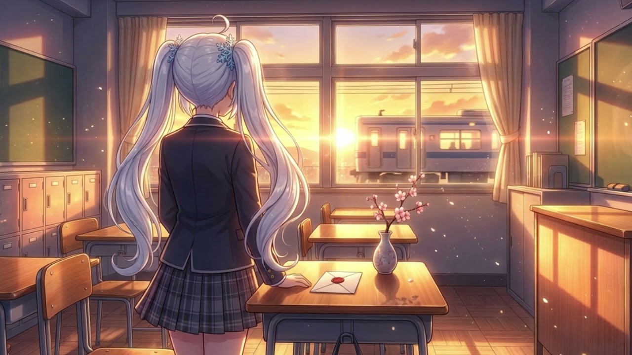 【Original】春、君がいない教室 (Spring, The Classroom Without You) - 夜と雪 | 泣けるロックバラード [J-Pop Ballad]