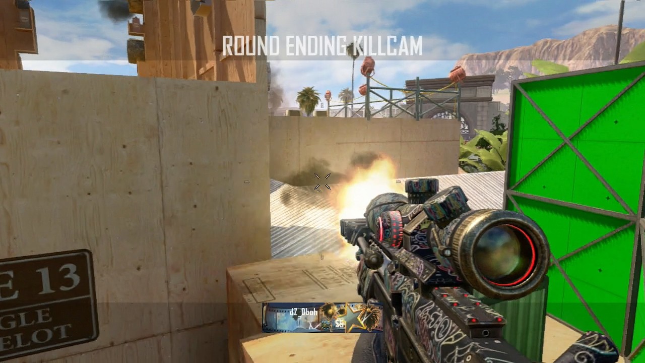 My First BO2 Shot in dZ! | (PS3 Unsetup Trickshotting)