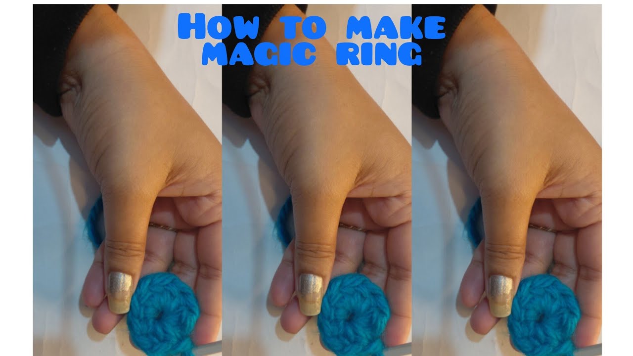 How to make magic ring in just 5 min Easiest way by sc , dc,hdc  | absolute beginners |