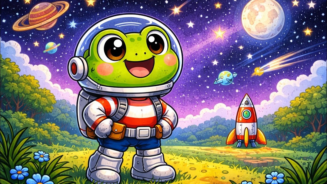 Saponauta | Música Do Sapo Astronauta | Aventura No Espaço | Kids Songs | Fita Curiosa