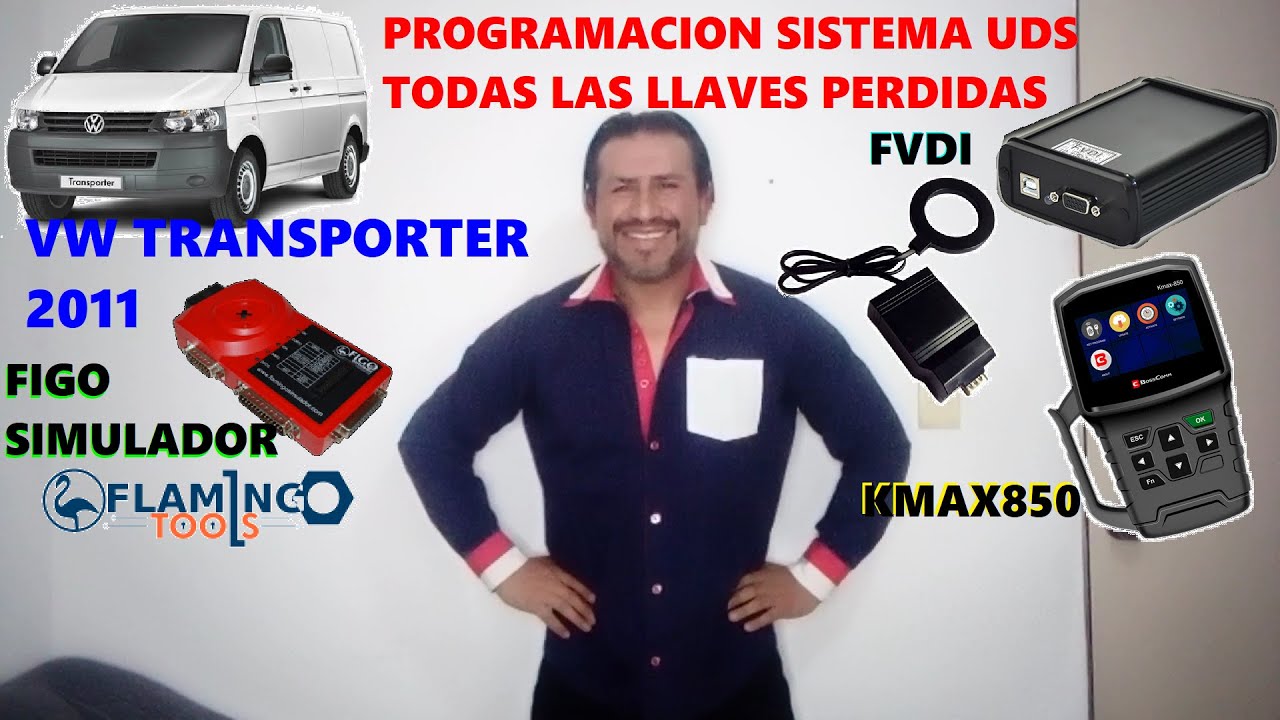 VW TRANSPORTER 2011 PROGRAMACION SISTEMA UDS TODAS LAS LLAVES PERDIDAS