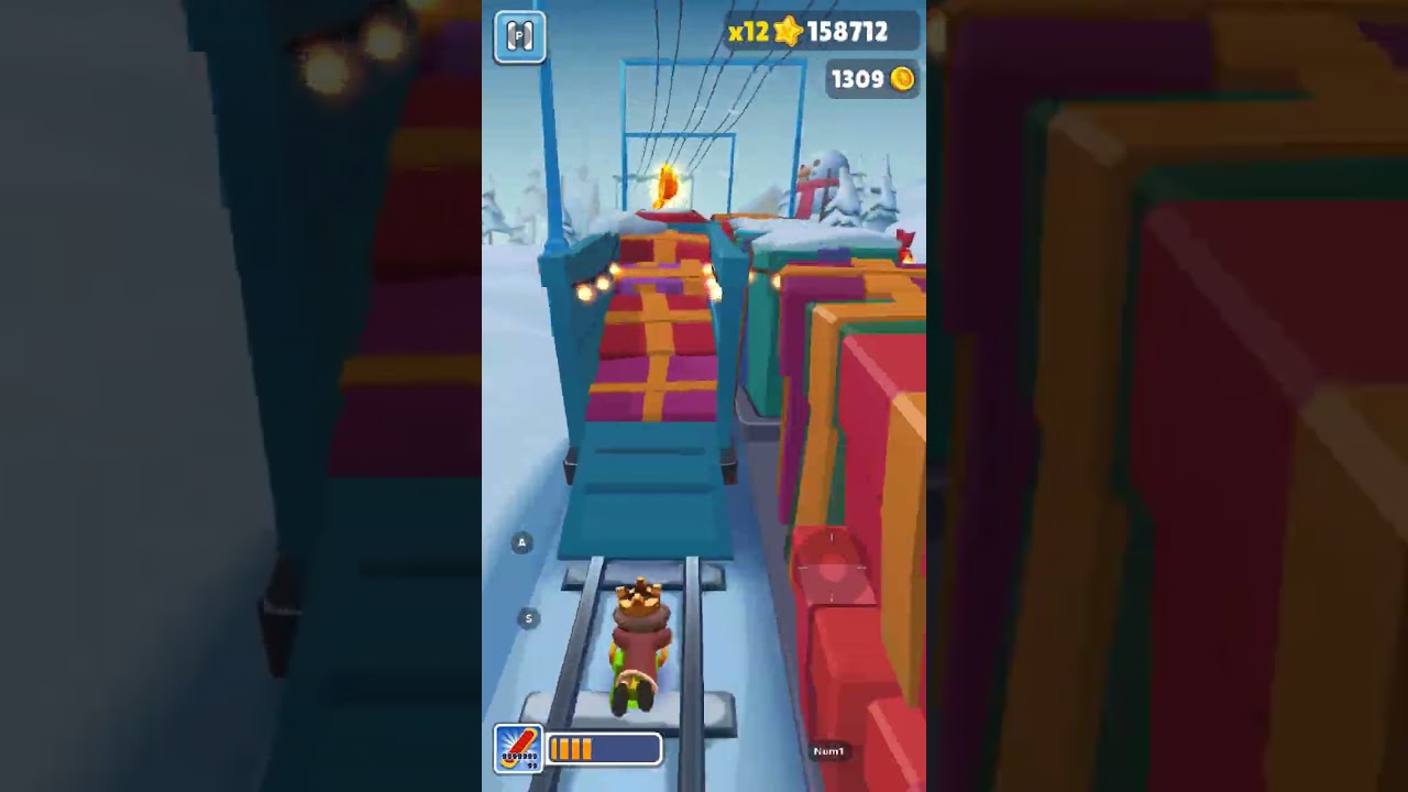 the burger king subway surfers north pole 1 HOUR gameplay NO CONTINUE