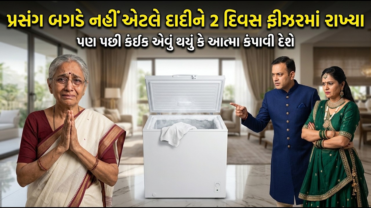 પ્રસંગ બગડે નહીં એટલે દાદીને ૨ દિવસ ફ્રીઝરમાં રાખ્યા... પછી જે થયું એ જોઈને તમે પણ હચમચી જશો!😱