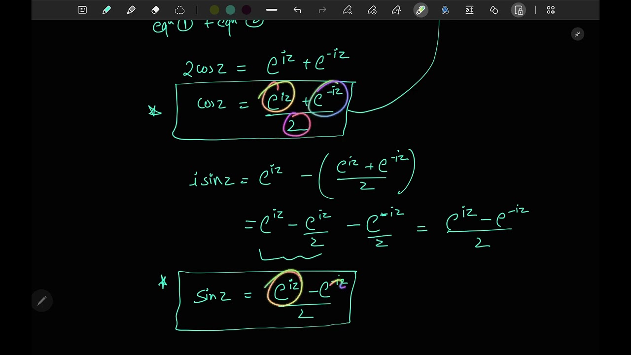 De morive's theorem , circular functions, nth root|| Basics of Complex Numbers Explained  || EM