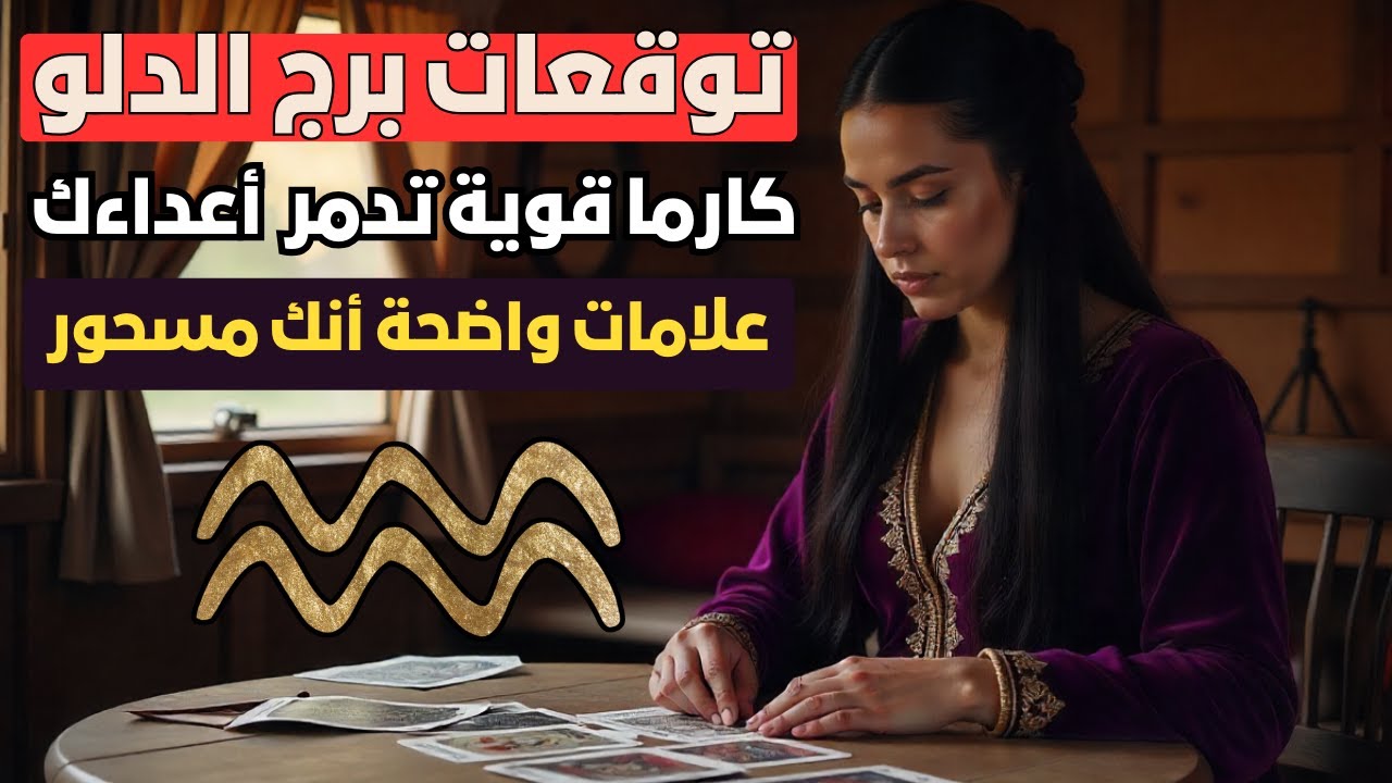 توقعات برج الدلو ♒ انت مسحور 🔮 وشخص كان يخطط لتعطيل رزقك 😈 كارما قوية تدمر أعداءك 💥