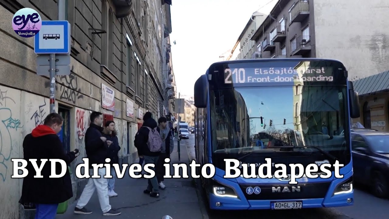 BYD electric buses hit Budapest streets