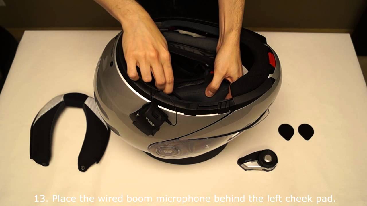 Sena 20S How To Video (Schuberth Helmet Installation - Part 2)