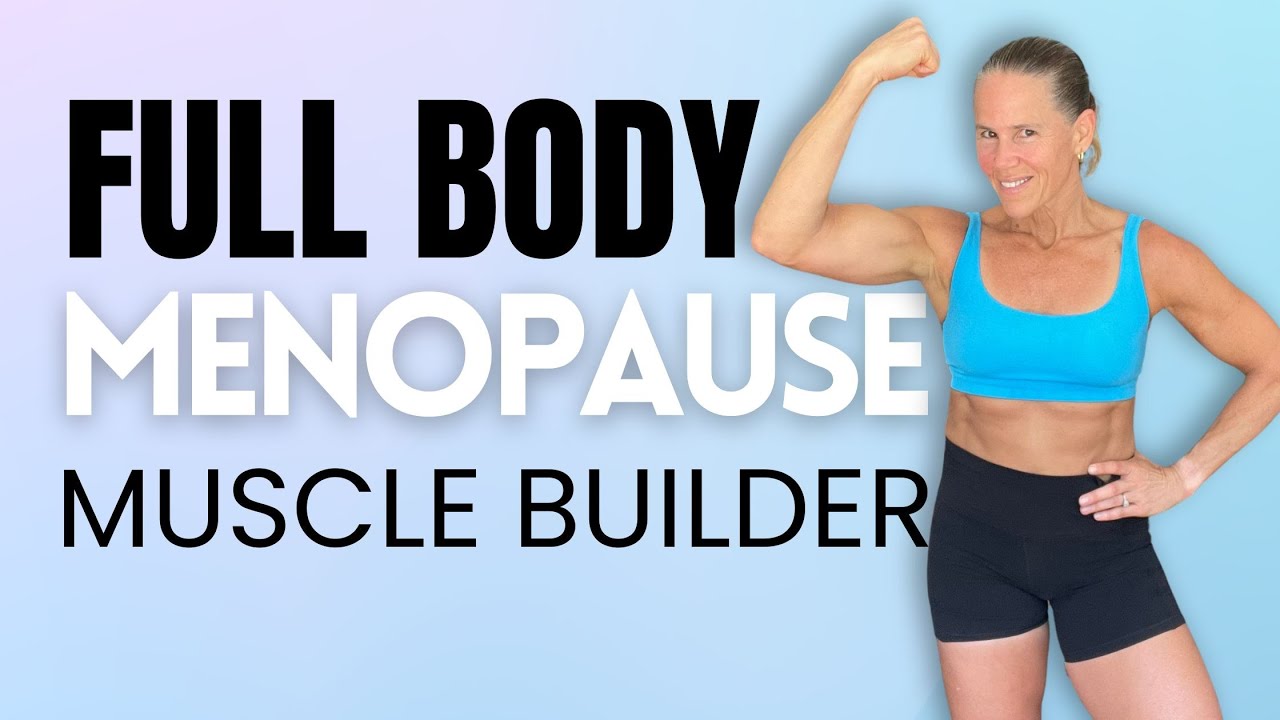 40 MIN FULL BODY STRONG WITH WEIGHTS & AMRAP | Menopause Workout to Support Hormonal Balance