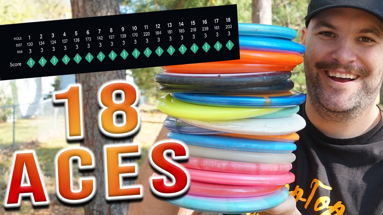 We ACE All 18 Holes At Our Local Disc Golf Course! CHRISTMAS GIVEAWAY