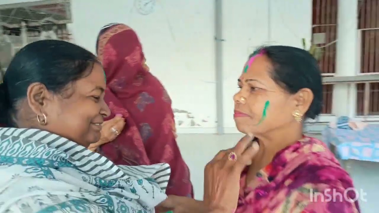 होली की तैयारी, शिविर में बहनों ने होली होली खेली,🥳🥳🥰🙏