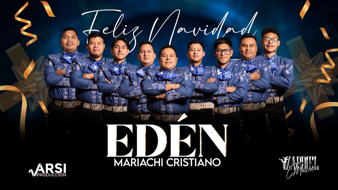 FELIZ NAVIDAD - MARIACHI CRISTIANO EDEN - Tel: +502 50639217 (Video Oficial 2025)