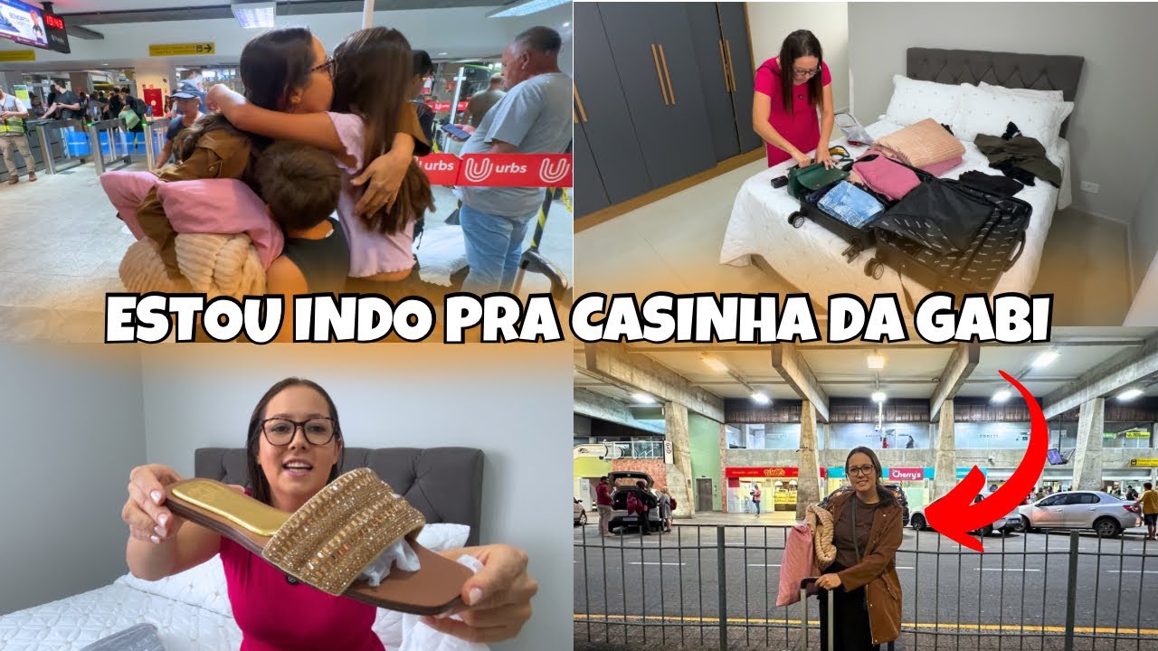 ESTOU INDO PRA CASA DA GABI 🩷 ARRUMANDO AS MALAS + RECEBIDOS PRA VIAGEM 