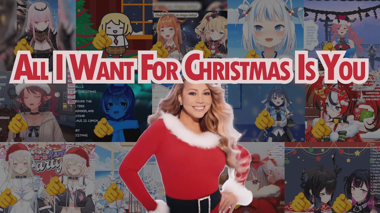 [Hololive Karaoke Mashup] All I Want For Christmas Is You - Mariah Carey by 16(+1) Members Hololive