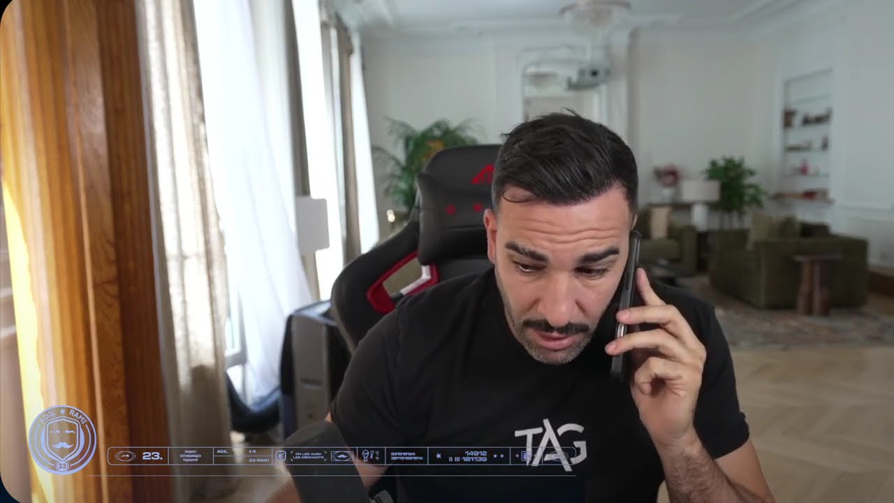 Adil Rami apprend le décès de Jean Pormanove en plein live et coupe le stream 🙏 #RIP #respect