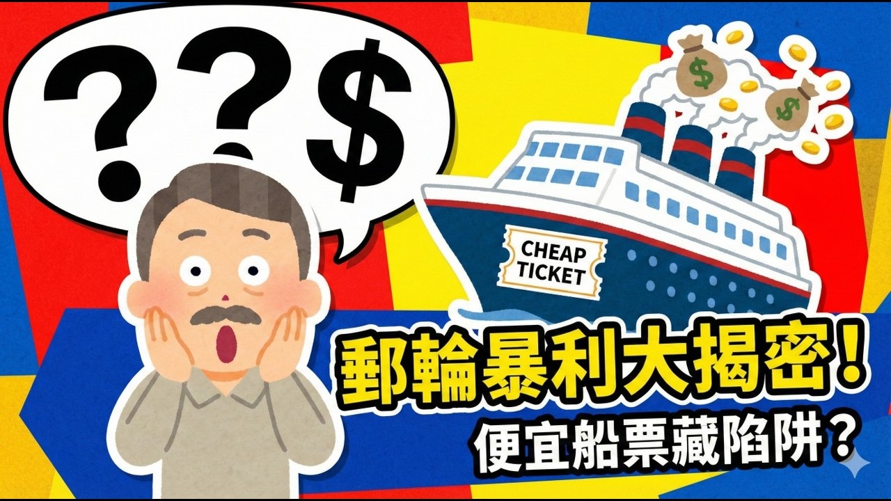 【Lewis的假日觀察 EP10】揭密郵輪暴利真相：為什麼船票這麼便宜，他們還能賺走數百億？