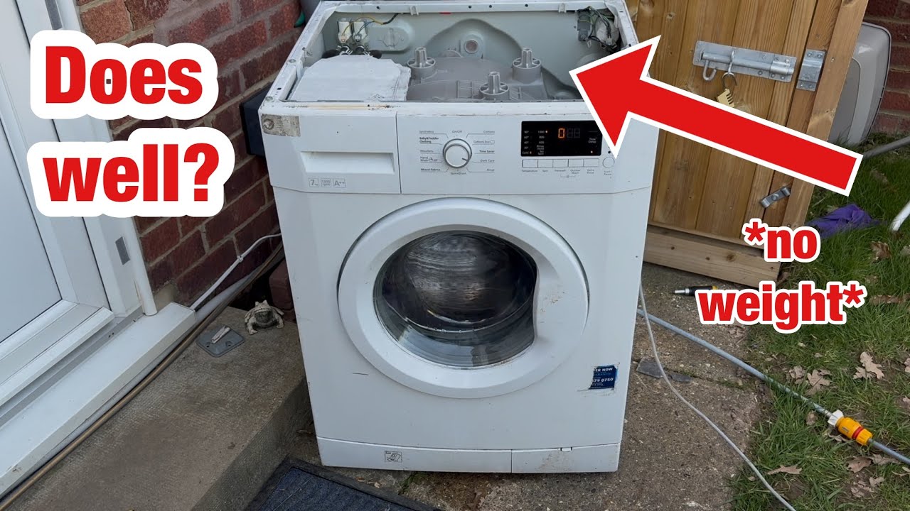 Beko WM74135 washing machine || How will it handle?: No top weight wash!