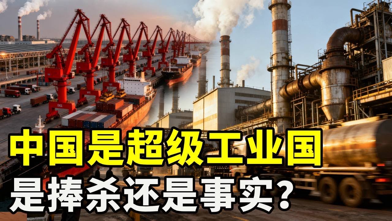 只有中国是唯一的工业超级大国，这是捧杀还是事实？【硬核熊貓說】#科学教育&nbsp;#科普知识&nbsp;#科学普及