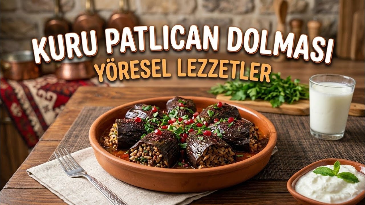 Kuru Patlıcan Dolması