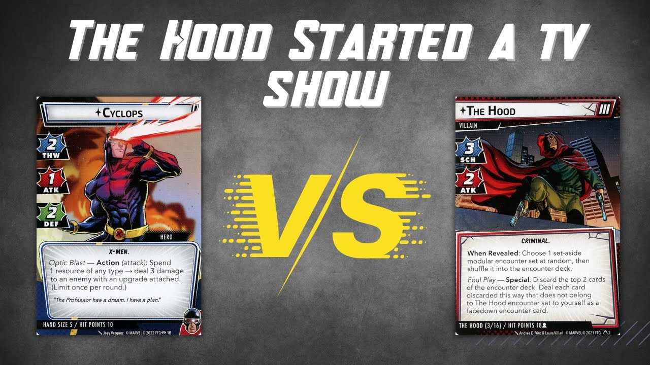 Marvel Champions - The Hood's New TV Show!