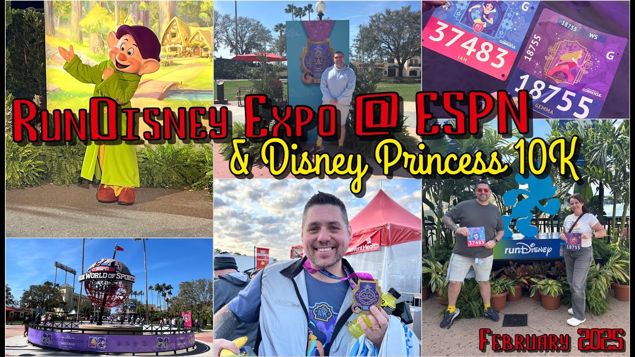 runDisney PRINCESS HALF MARATHON weekend EXPO & Ian’s FAIRYTALE CHALLENGE 10K | Florida | Feb 2025