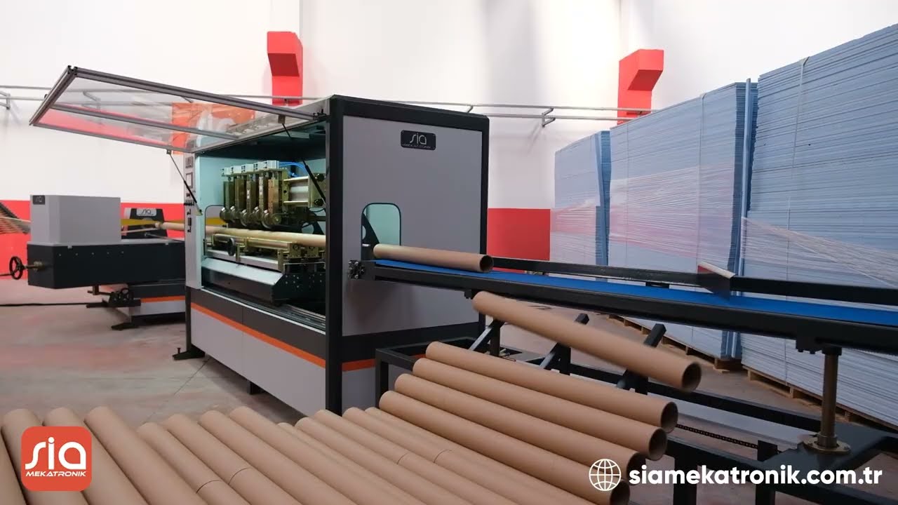 30 Layer Paper Tube Machine / 30 Katlı Mihver Boru Makinası