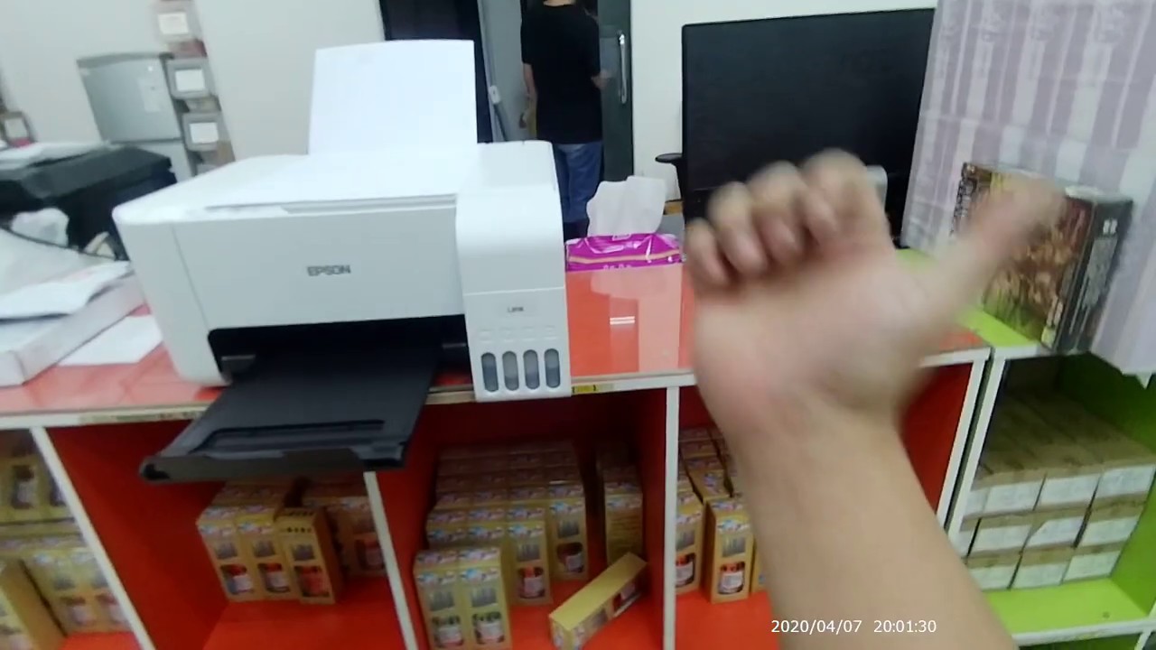 【維修紀錄】EPSON 原廠連供 L3116 黑色列印出來沒顏色,故障檢測維修過程 全程錄影（故障原因：墨囊空墨,導墨,集墨棉清零）| 全程一刀未剪 | 採用EP7頭戴式攝影機錄影 20200407