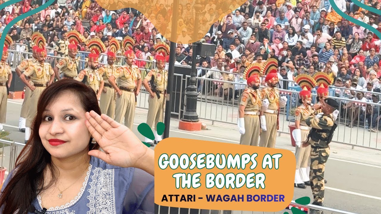 Attari–Wagah Evening Ceremony | Watch Till the End.. 🇮🇳