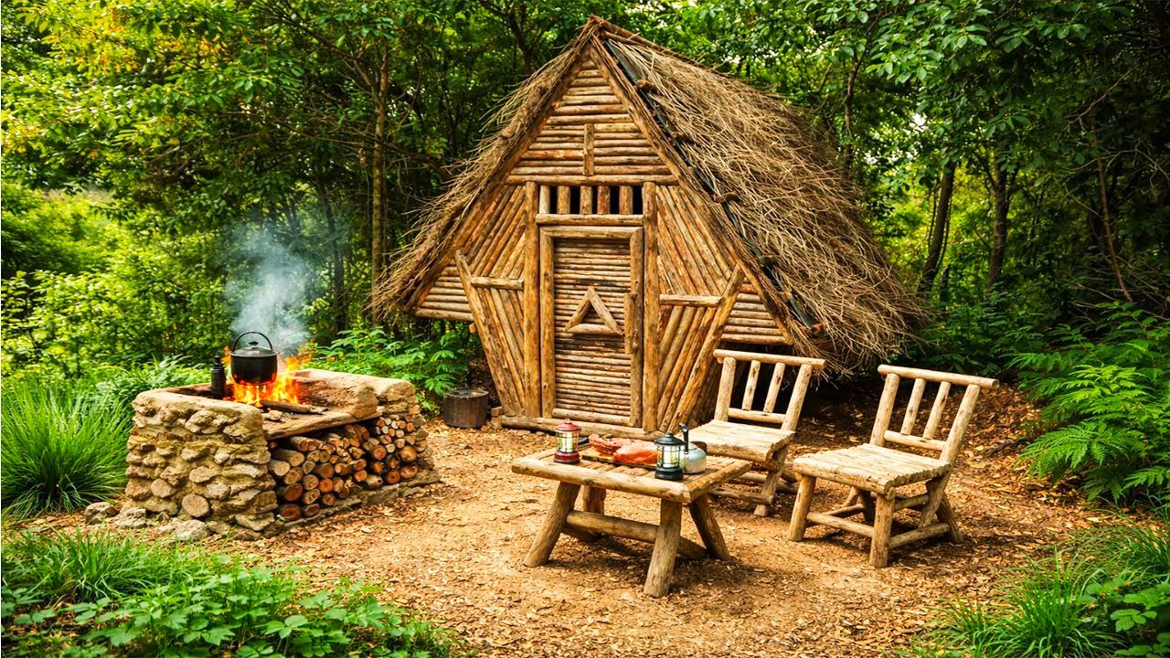 90 Days Building an Chair Skills House In real life