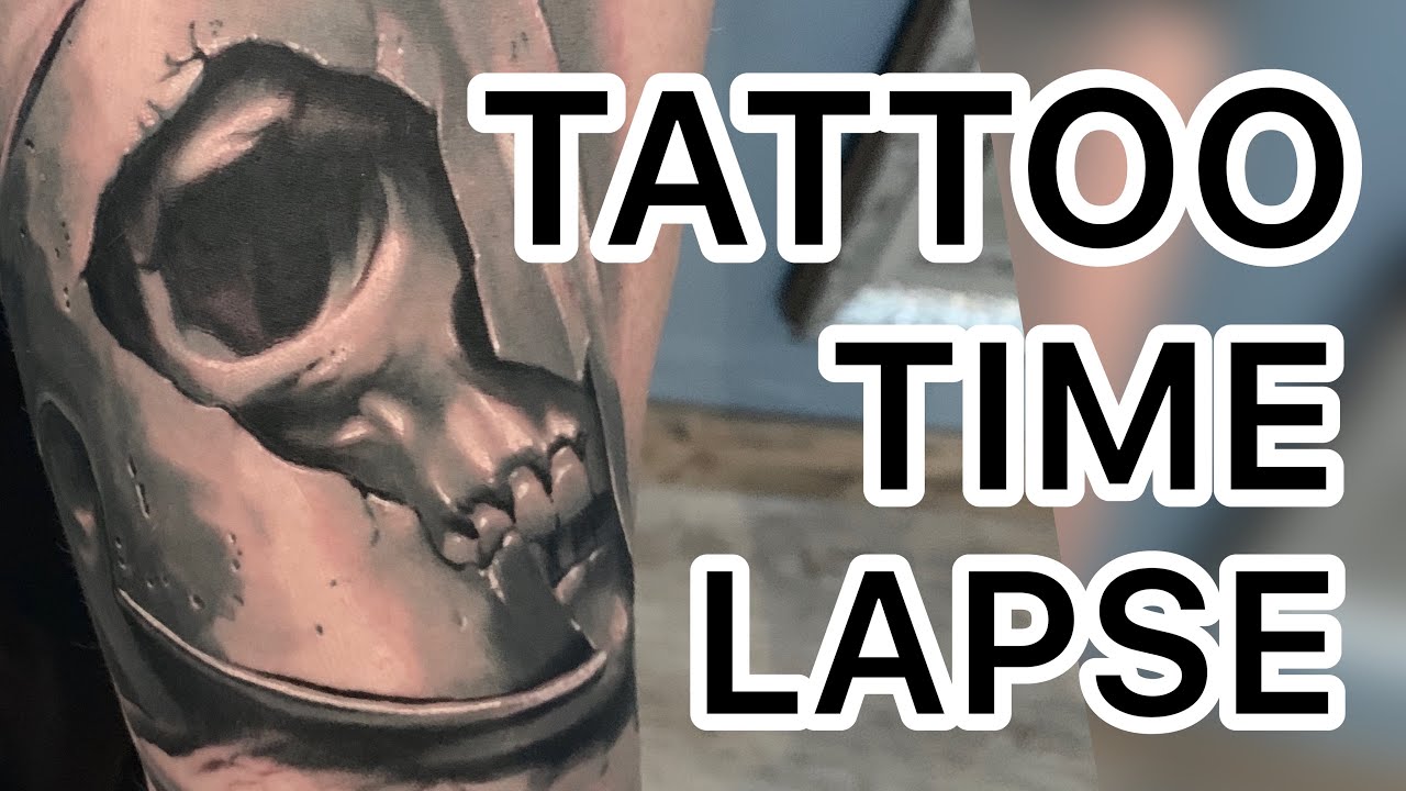 TATTOO TIME LAPSE - black and grey