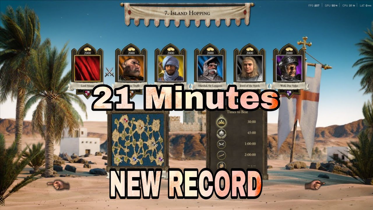Скоростное прохождение «Тропа Козла» (Миссия 7) | Stronghold Crusader Definitive Edition